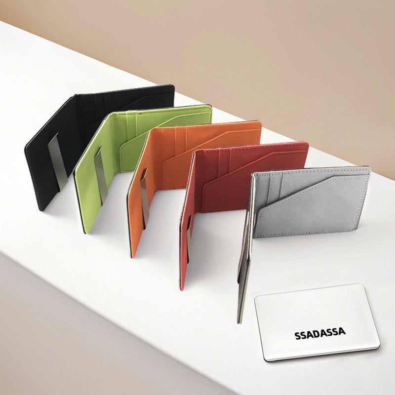 K-Style of New Pu Wallet Creative Stylish Colorful Clip Bag Short Open Banknote Clip Wallet Wholesale - Image 5