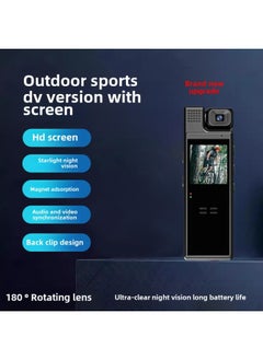 HD Sports Camera Recording Pen With Video Recording DV Recording Function All-in-one Machine Anti-shake Recording Pen Law Enforcement Recorder-Body Color:4k Outdoor Sports Dv Version With Screen - [low Power Automatic Save + Audio And Video Synchronization + Ultra-clear Night