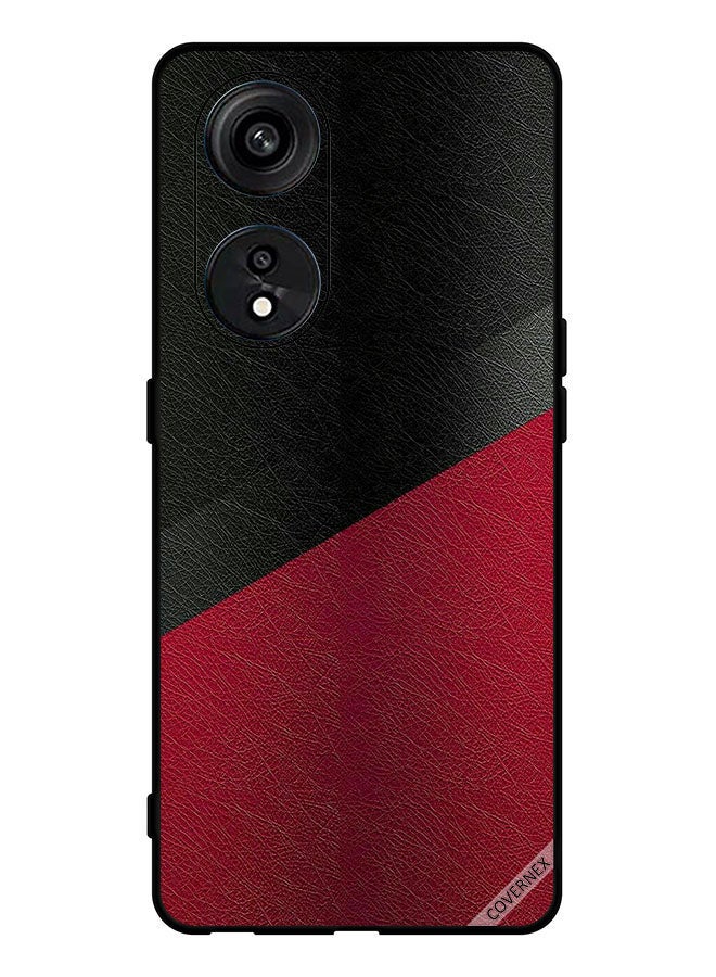 Covernex غطاء حماية لهاتف أوبو رينو8 تي 5G بنمط جلد - Image 1