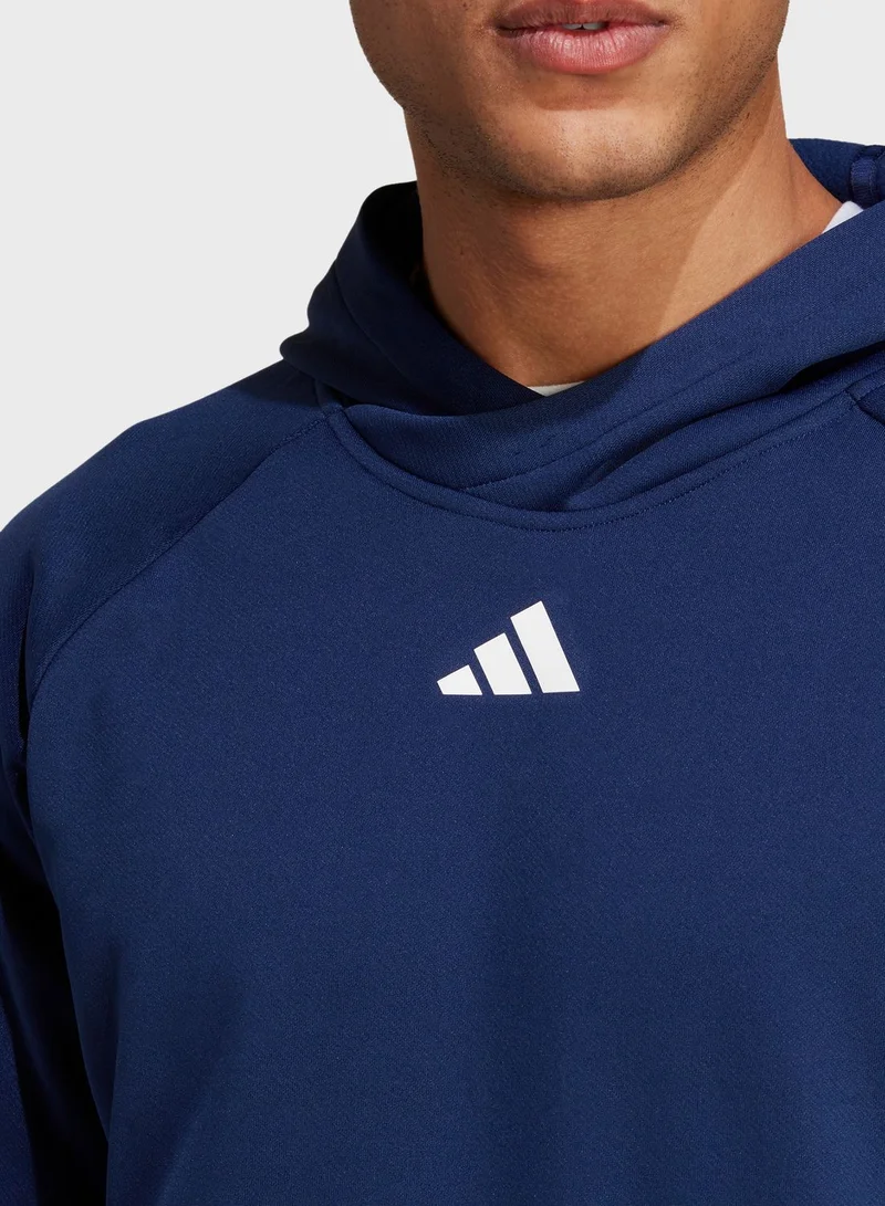 Adidas 3 Stripe Train Icons Hoodie