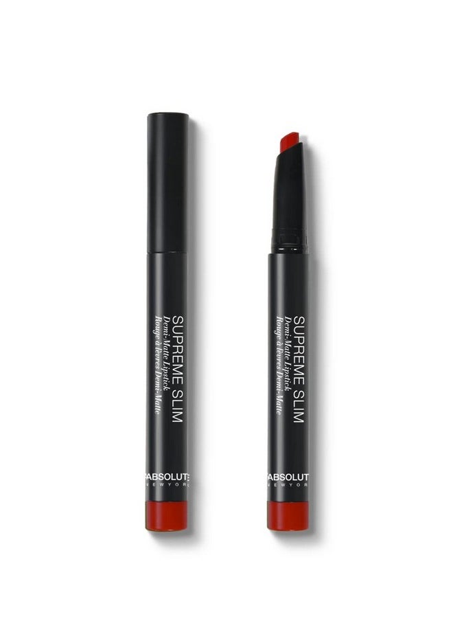 أبسولوت نيويورك - أحمر شفاه رفيع للغاية Demi-Matte Supreme (Poppy Field) - Image 1