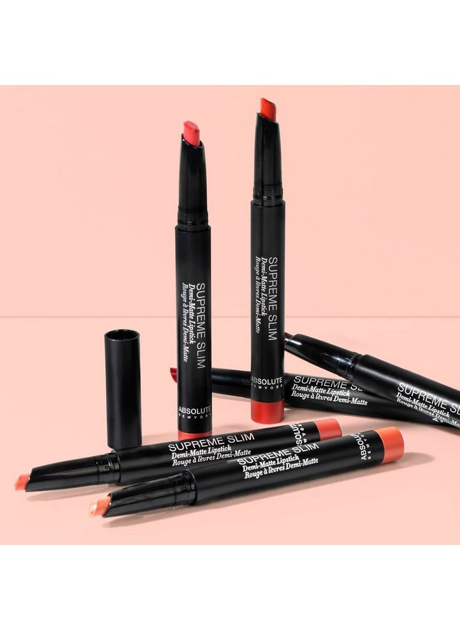 أبسولوت نيويورك - أحمر شفاه رفيع للغاية Demi-Matte Supreme (Poppy Field) - Image 1