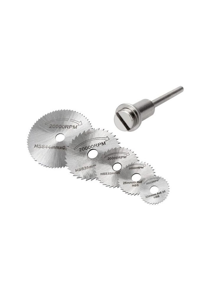 WORLD KING 6-Piece Minicraft Saw Blade Set Silver