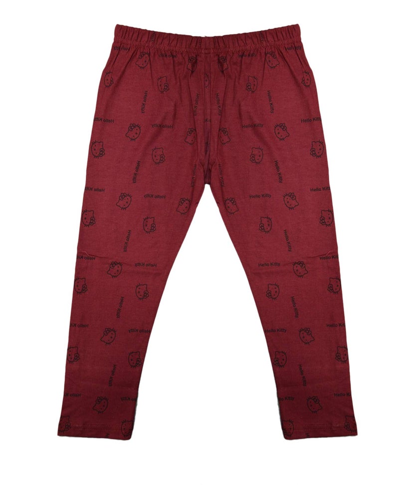 indi weaves IndiWeaves Girls' Regular Fit Capri (Pack of 5) (71800-4849505153-IW-B-P5-30_Multicolored_9-10 Years) - Image 4