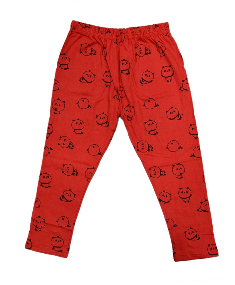 indi weaves IndiWeaves Girls' Regular Fit Capri (Pack of 5) (71800-4849505153-IW-B-P5-30_Multicolored_9-10 Years) - Image 3