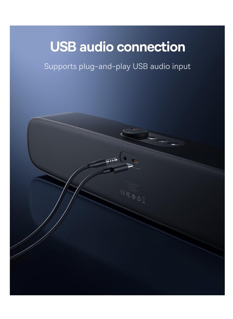Baseus Baseus AeQur DS10 Mini Soundbar Cluster Black（Battery）  - Image 3