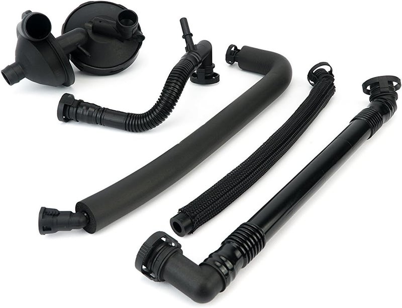 AA Ignition Crankcase Vent Valve Breather Hose Kit - 5 Piece Set for BMW E46, E39, E60 Models - Image 1