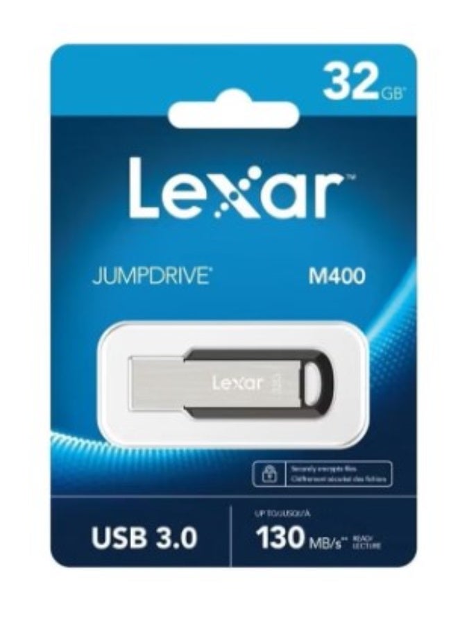 Lexar JumpDrive M400 32GB USB 3.0 Flash Drive – High-Speed Performance up to 130MB/s - Image 1