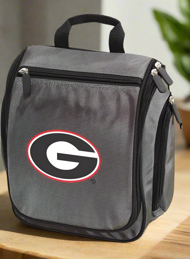 Broad Bay University of Georgia Toiletry Bags or Mens UGA Bulldogs Shaving Kit HANGABLE Travel Bag - Image 2