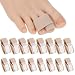 WLLHYF 16 Pcs Fabric Hammer Toe Corrector Reusable Broken Toe Protectors Taped Wraps Hammertoe Straightener ToeSplint for Crooked Bent and Broken Toes - Image 2