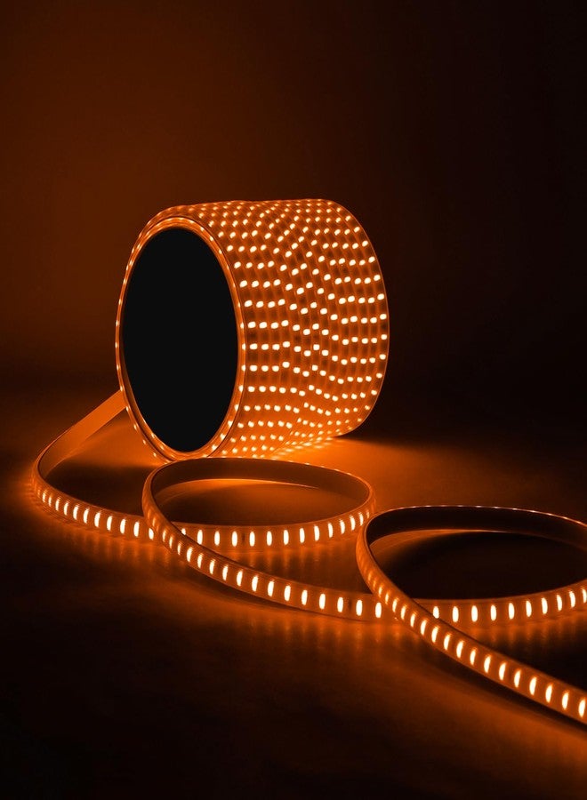 Lexton 10 Meter Orange LED Rope Light with 1200 LEDs | Plug-in Decorative Lighting | Flexible, Water-Resistant Strip for Indoor Outdoor Décor, Festivals, Events & Celebrations - Image 5