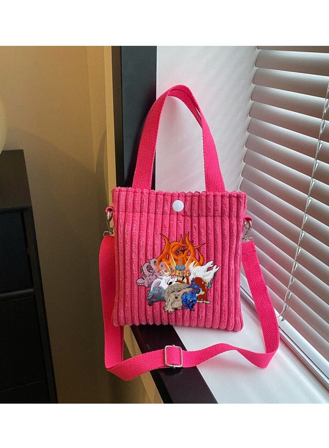 KUYING New Naruto Corduroy Crossbody Bag  - Image 1