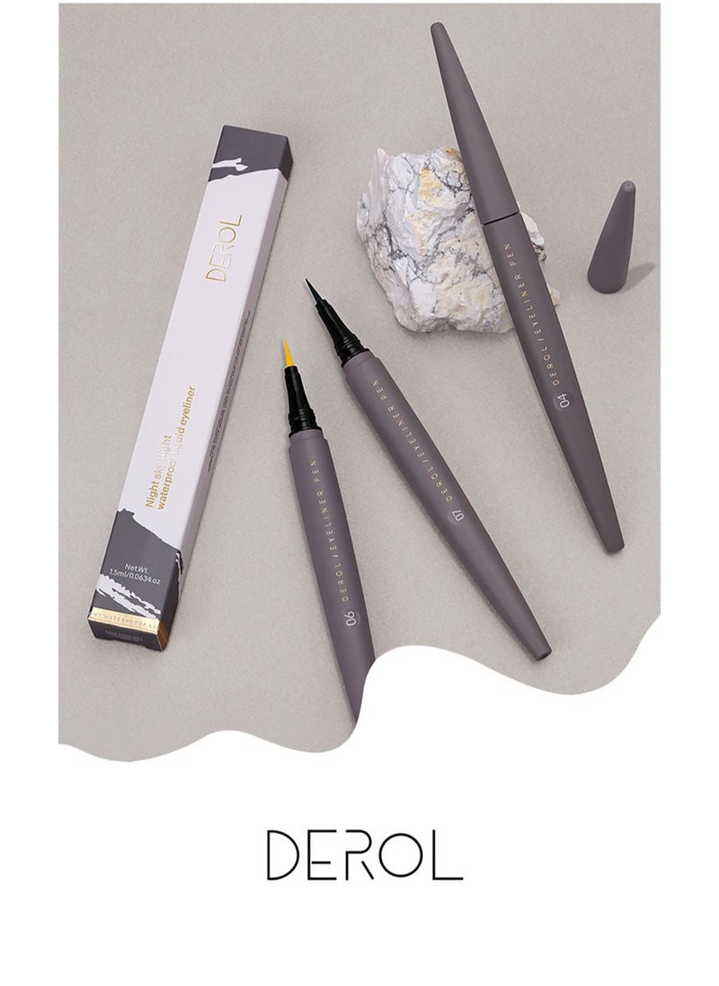 DEROL - Night Sky Flight Waterproof Liquid Eyeliner - Image 1