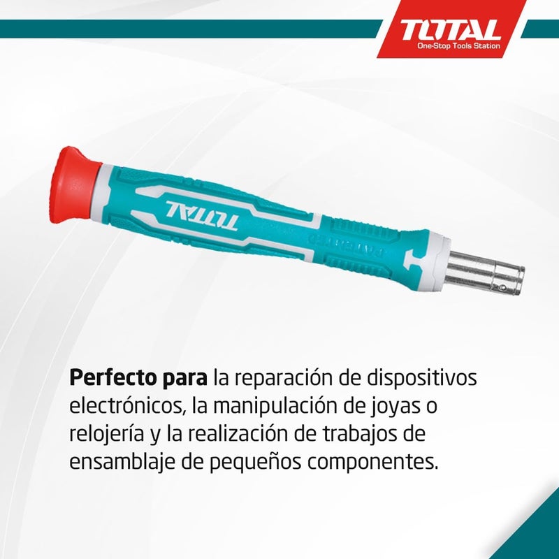 TOTAL Screwdriver Set with 37 Precision Bits - Image 5