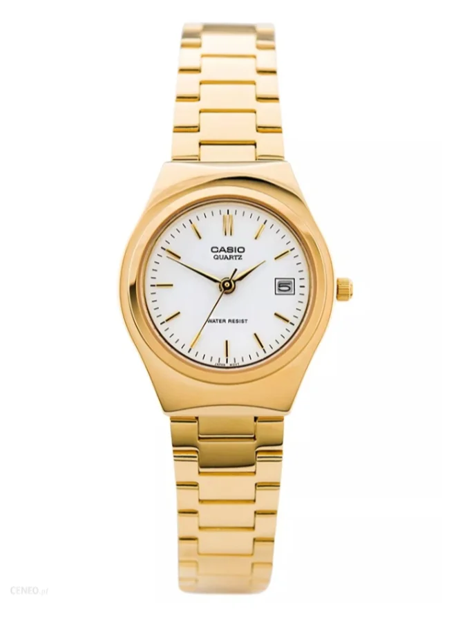 CASIO Men's Analog Display Watch With Gold Stainless Steel Strap - MTP-1170N-7A