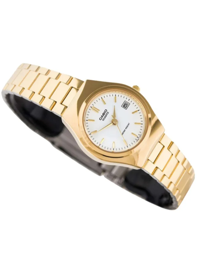 CASIO Men's Analog Display Watch With Gold Stainless Steel Strap - MTP-1170N-7A