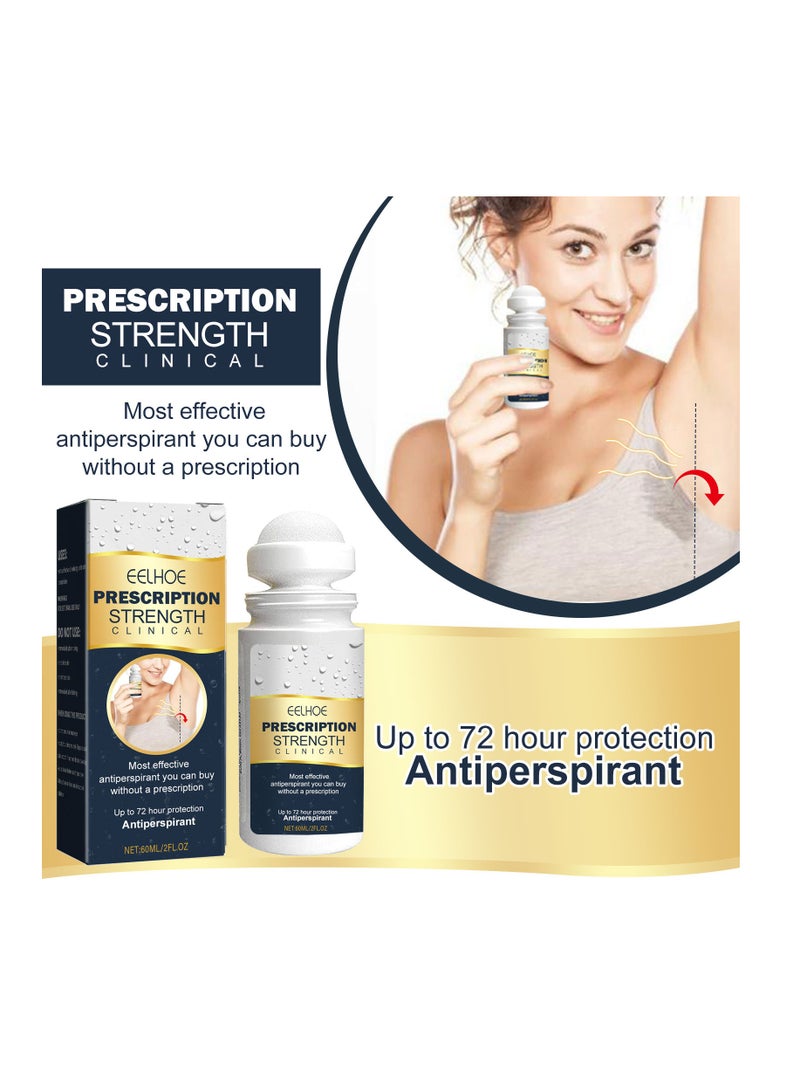 EELHOE Prescription Strength Clinical for Clothing Sweating Comfortable Unflavored Non Sweat Armpit Protection, Comfortable Unflavored, Non Visible - Image 1