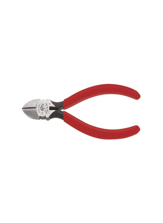 Klein Tools D202-6C Pliers, Diagonal Cutting Pliers with Tapered Nose, Short Jaws and Spring-Assist Action, 6-Inch - Image 2