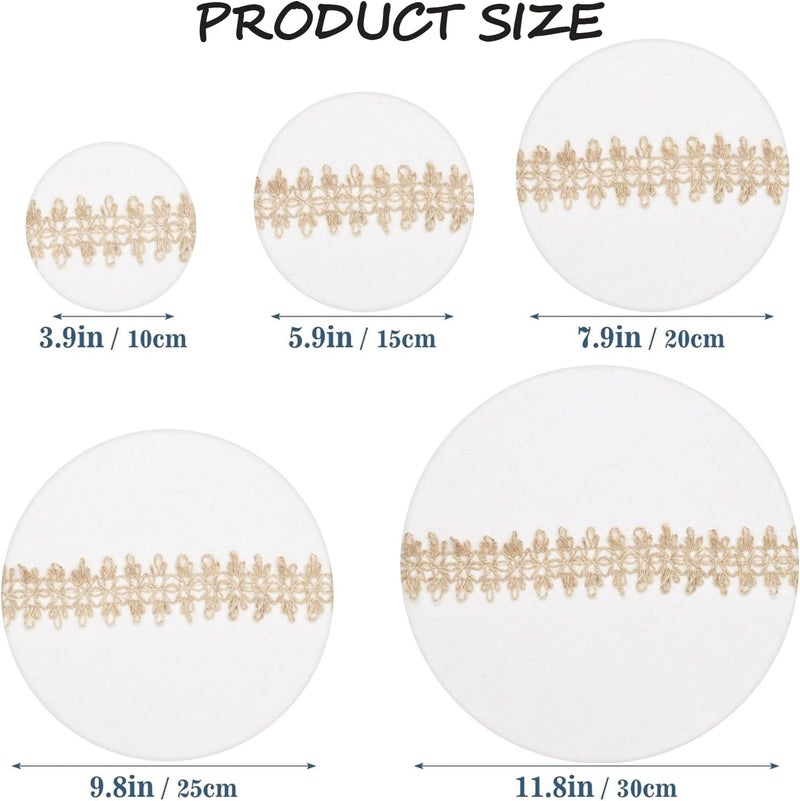 POKULAM Reusable Bowl Covers, 5 Size Stretch Cloth Bowl Covers for Bread Proofing, cloth Fabric bowl Cover for Food Fruits Leftover (G) - Image 2