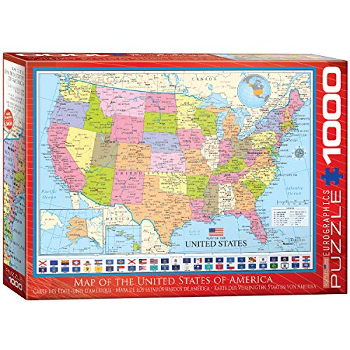 eurographics Map of The USA - Image 3