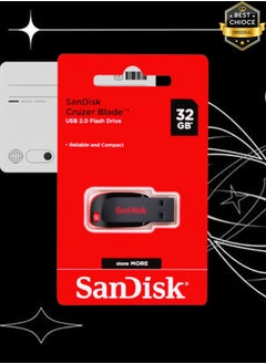 Sandisk SanDisk Curzer Blade USB 2.0 Flash Drive 32GB  - Image 1