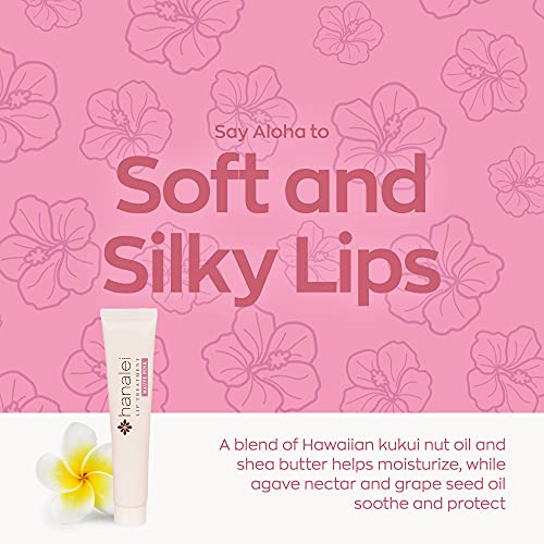 Hanalei Lip Treatment for Dry, Chapped Lips – Intensive Overnight Moisturizer with Kukui Oil, Shea Butter & Grapeseed Oil – Hydrating Balm for Healing Cracks – Mauve Pink Tint, 15g – Cruelty-Free - Image 5