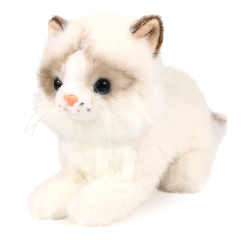 Ice King Bear Little Ragdoll Cat Stuffed Animal Kitten Plush Toy (Lying) - Image 2