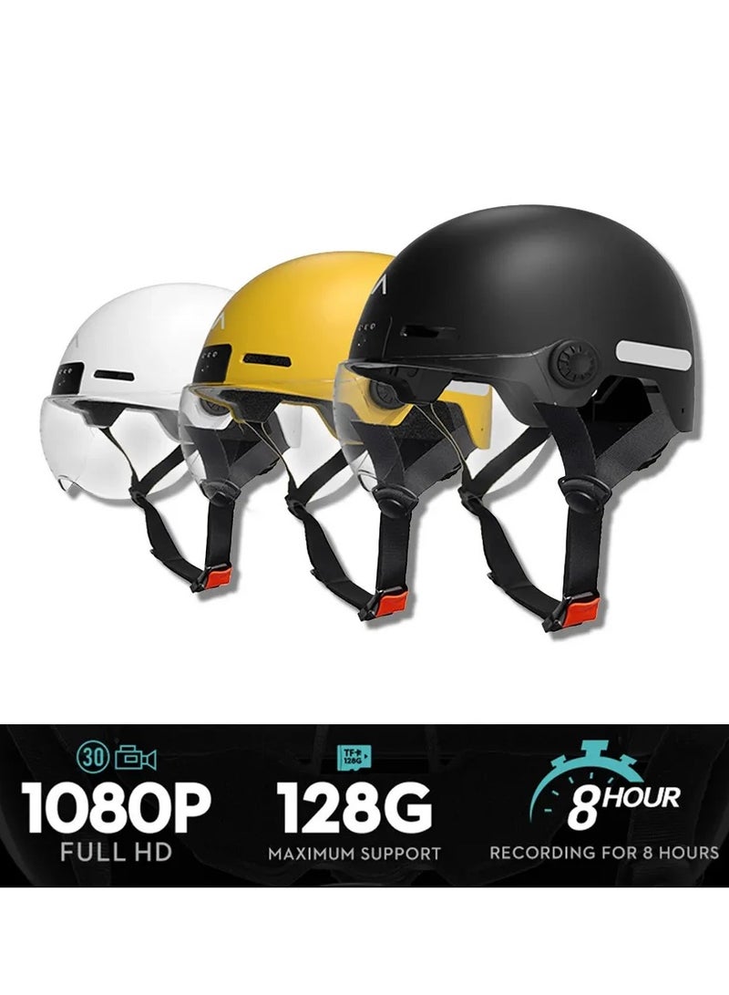 Generic Smart Helmet With Dash Cam 1080P with light for motorcycle, bike  and Scooter Helmet  supplied with front light ,designed to maintain airflow  - Image 3