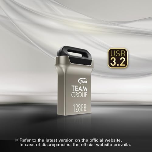 TEAMGROUP C162 128GB 5 Pack USB 32 Gen 1 USB 3130 Mini Fits Metal Read 140MBs Flash Thumb Drive External Data Storage Memory Stick Compatible with ComputerLaptop Black TC1623128GB21 - Image 3