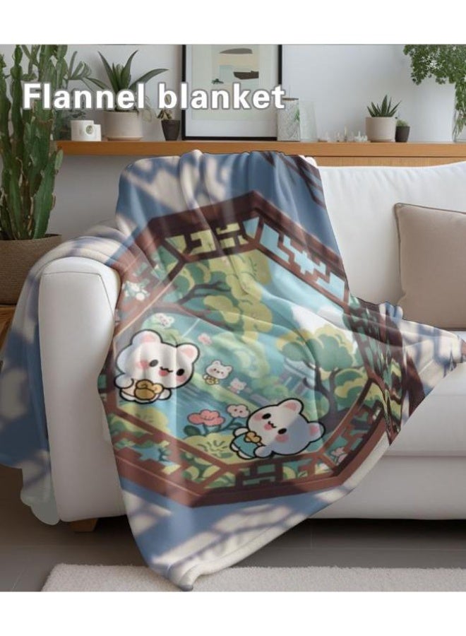 general Baby and children's cartoon flannel thin blanket (warm and comfortable, suitable for sleep, game use) 70cm*100cm - Image 5