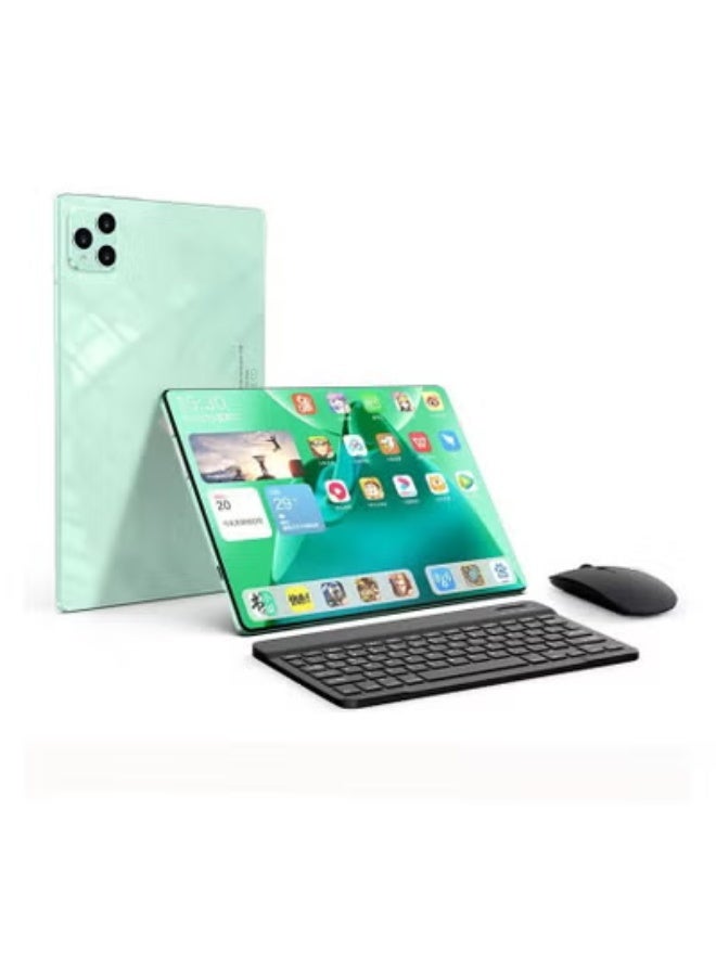 AROAQ 14-inch 4k High-Definition Full Screen 5G Full Network Student Learning Game Tablet Green