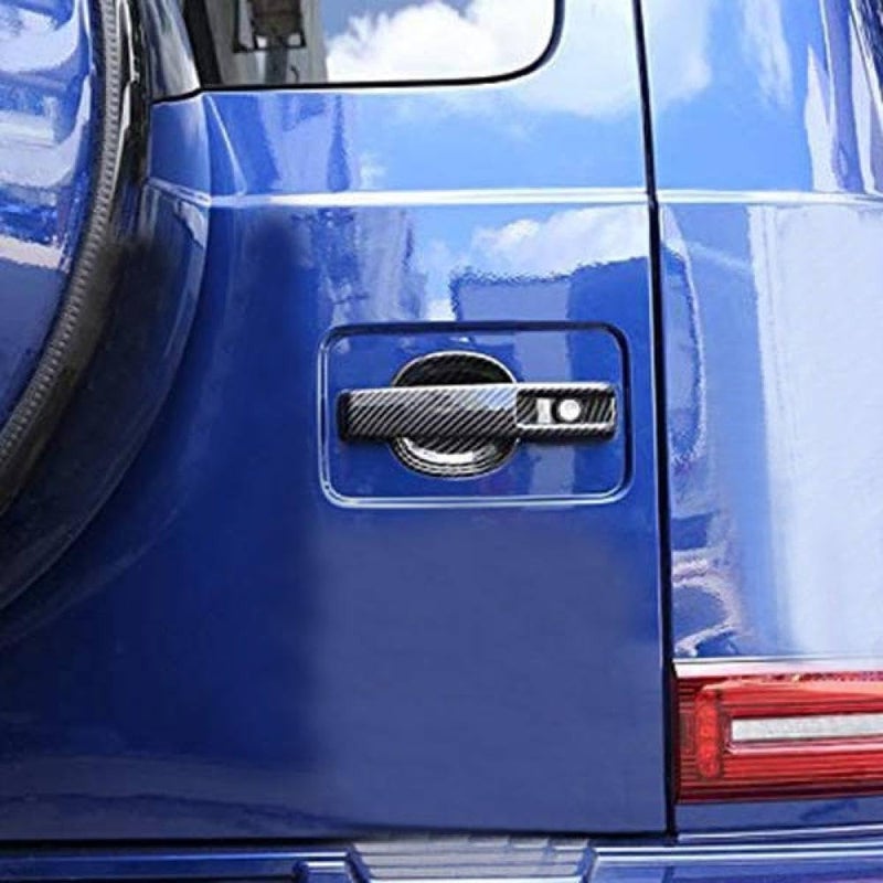 Car Carbon Fiber Exterior Door Handle Trim Cover Compatible with G Class W463 W464 G65 G55 G63 G500 G550 - Image 3