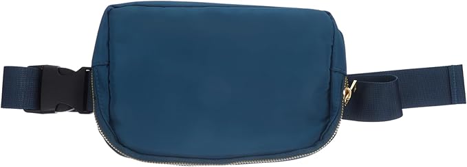 Dark Blue Women Waist Fanny Pack For Phone Gym Jogging Biking Outdoor Adventures - Image 1