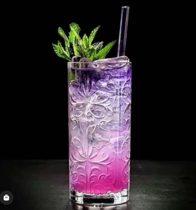 RCR RCR Cristalleria Italiana Tattoo Luxury Crystal Long Drink Water Juice Glass Tumbler Set of 6 368 mlItaly Made  - Image 3