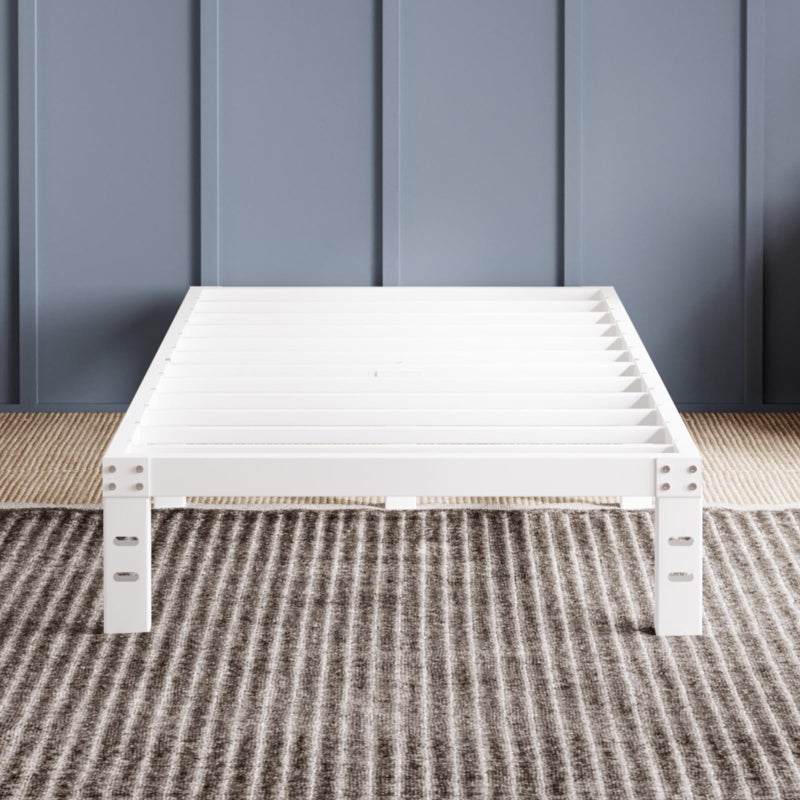Avenco Metal Platform Bed Frame Twin Size 12 Inch â€“ Noise Free Quiet Design, Heavy Duty Steel Support, Under Bed Storage, Easy Assembly, No Box Spring Needed - Image 1