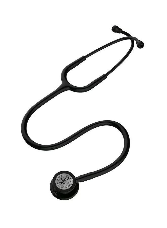 3M 3M Littmann Classic III Stethoscope, Black Edition Chestpiece, Black Tube, 27 inch, 5803  - Image 2