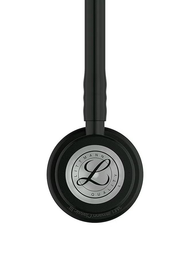 3M 3M Littmann Classic III Stethoscope, Black Edition Chestpiece, Black Tube, 27 inch, 5803  - Image 3