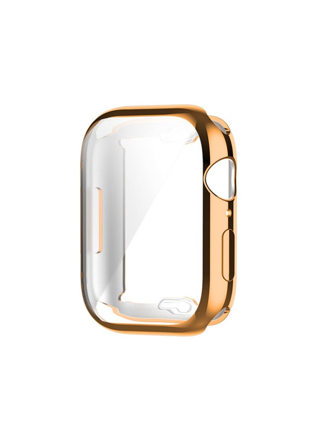 Watch 9 Ultra Protective Case Iwatch 8 Tpu Watch Case 8 Protective Cover-Color:4# Rose Gold TPU Full Bag-Exterior Dimension:41mm  - Image 1