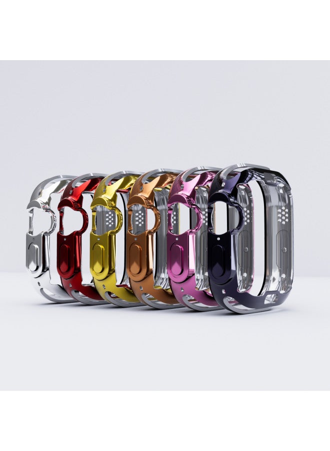 Watch 9 Ultra Protective Case Iwatch 8 Tpu Watch Case 8 Protective Cover-Color:4# Rose Gold TPU Full Bag-Exterior Dimension:41mm  - Image 3