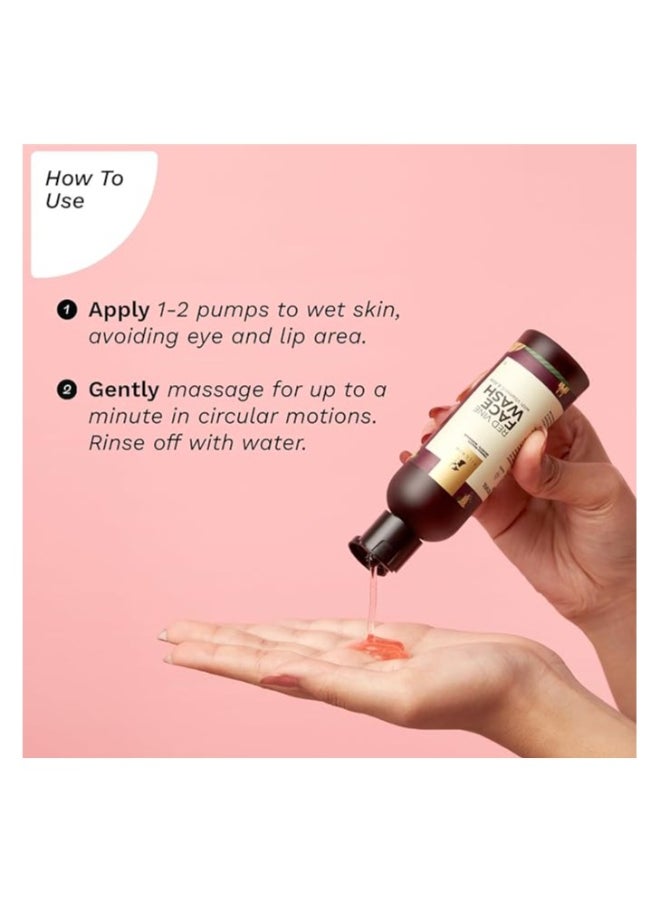 PILGRIM French Red Vine Face Wash with Vitamin C And goodness of Aloe for Anti Ageing And Dark Spots Face wash for dry skin  Face cleanser for dry skin  Men and Women|100ml  - Image 5