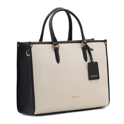 Miraggio Denice 2.0 Laptop Tote Bag For Women With Adjustable & Detachable Strap | Fits Upto 14 Inch Laptop | Office Bag For Women Stylish - Image 5