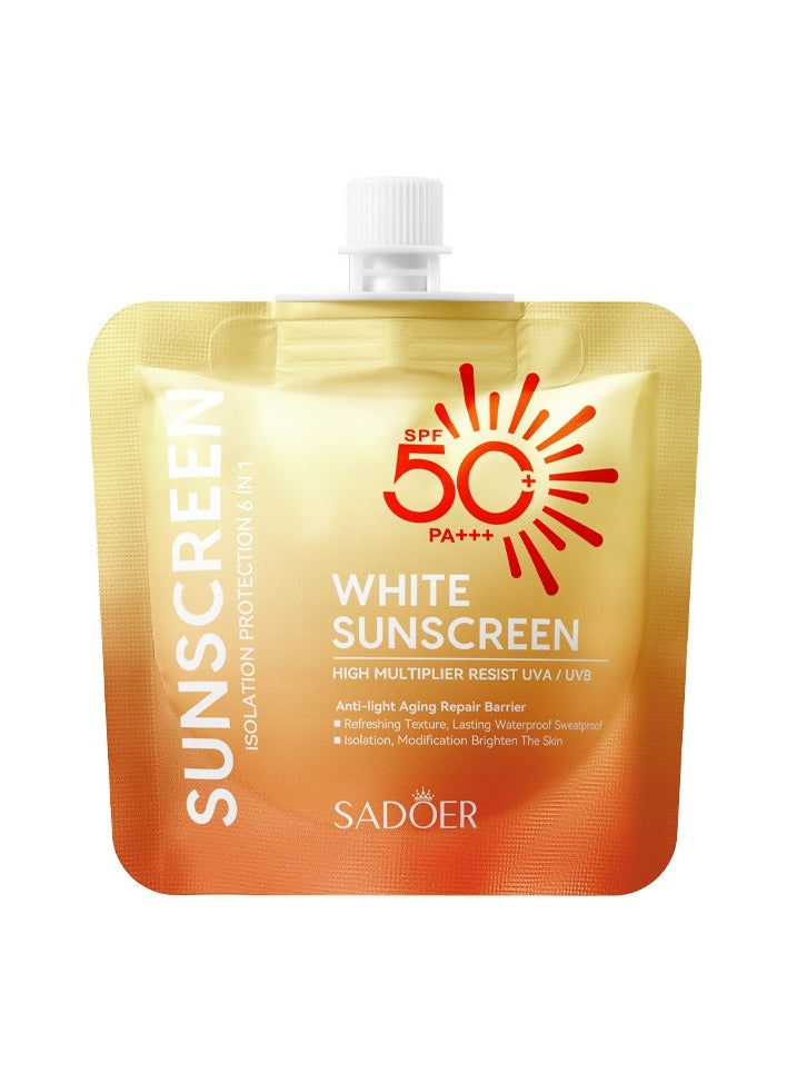 سادور لوشن واقي من الشمس تبييض وترطيب الجلد الشمس 50 + SPF PA + + + UVB + UVA 30grams  - Image 1