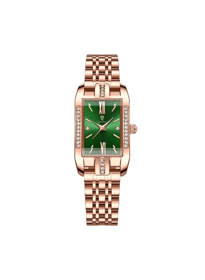 GOHUOS Women's Watch, Quartz Stainless Steel Waterproof Analog Business Luxury Ladies Wrist Watch - 31mm - Image 3