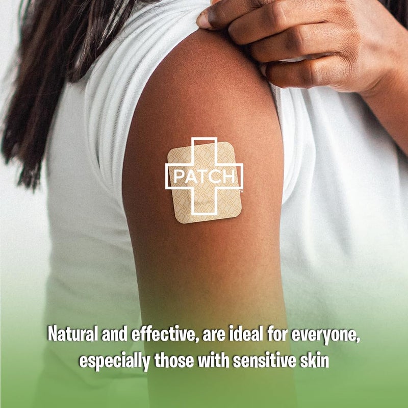 PATCH 100 Piece Value Pack Mixed Sizes - Eco-Friendly Bamboo Bandages for Cuts & Scratches, Hypoallergenic Wound Care for Sensitive Skin, Compostable & Biodegradable, Latex Free, Plastic Free - Image 5