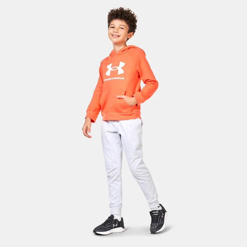 UNDER ARMOUR Kids' Rival Fleece Big Logo Hoodie