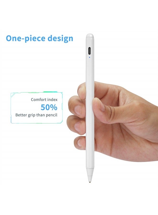 Lenovo Flex 14 2-in-1 Convertible Laptop Stylus Pen, Active Stylus Digital Capacitive Pen for Lenovo Flex 14 Convertible Laptop,High Precision with Ultra Fine Tip,Touch-Control and Rechargeable,White