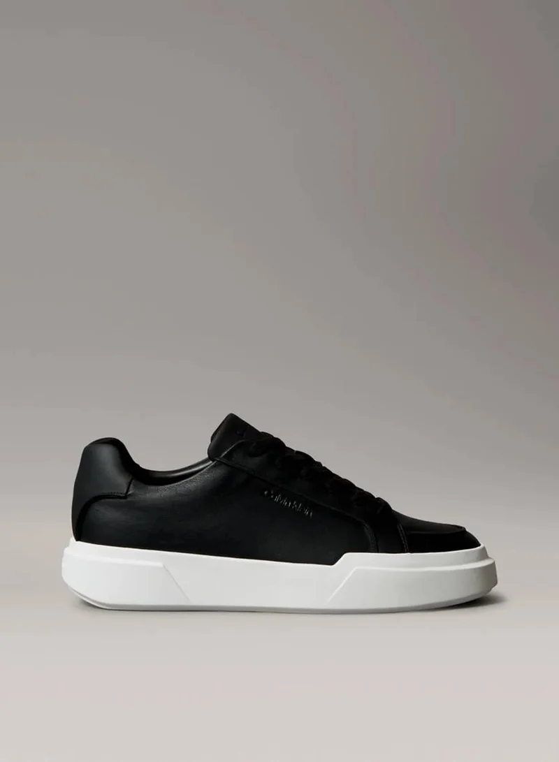 Calvin Klein Jeans CK Avenue - Leather Logo Trainers