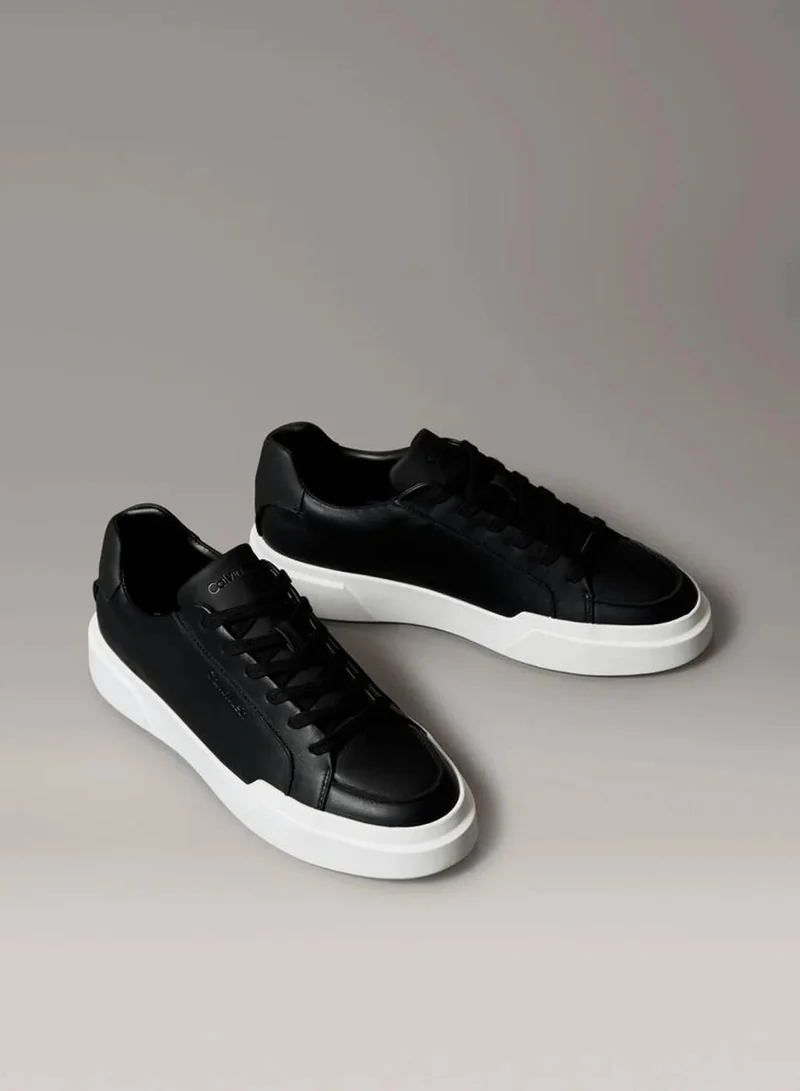 Calvin Klein Jeans CK Avenue - Leather Logo Trainers