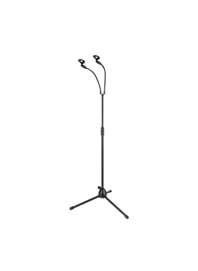 Neutral Direct Microphone Stand Mobile Phone Live Microphone Stand Stage Floor Vertical Crossbar Tripod - Image 1
