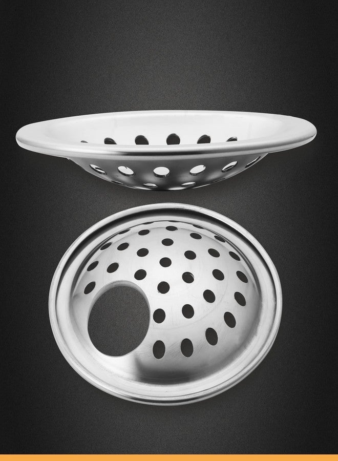 روهي مصيدة أرضية Ruhe® Polka مقاس 5 بوصات (عبوة من قطعتين) مع فتحة | مصيدة أرضية/جالي من الفولاذ المقاوم للصدأ عالي الجودة (5 بوصات) - Image 4